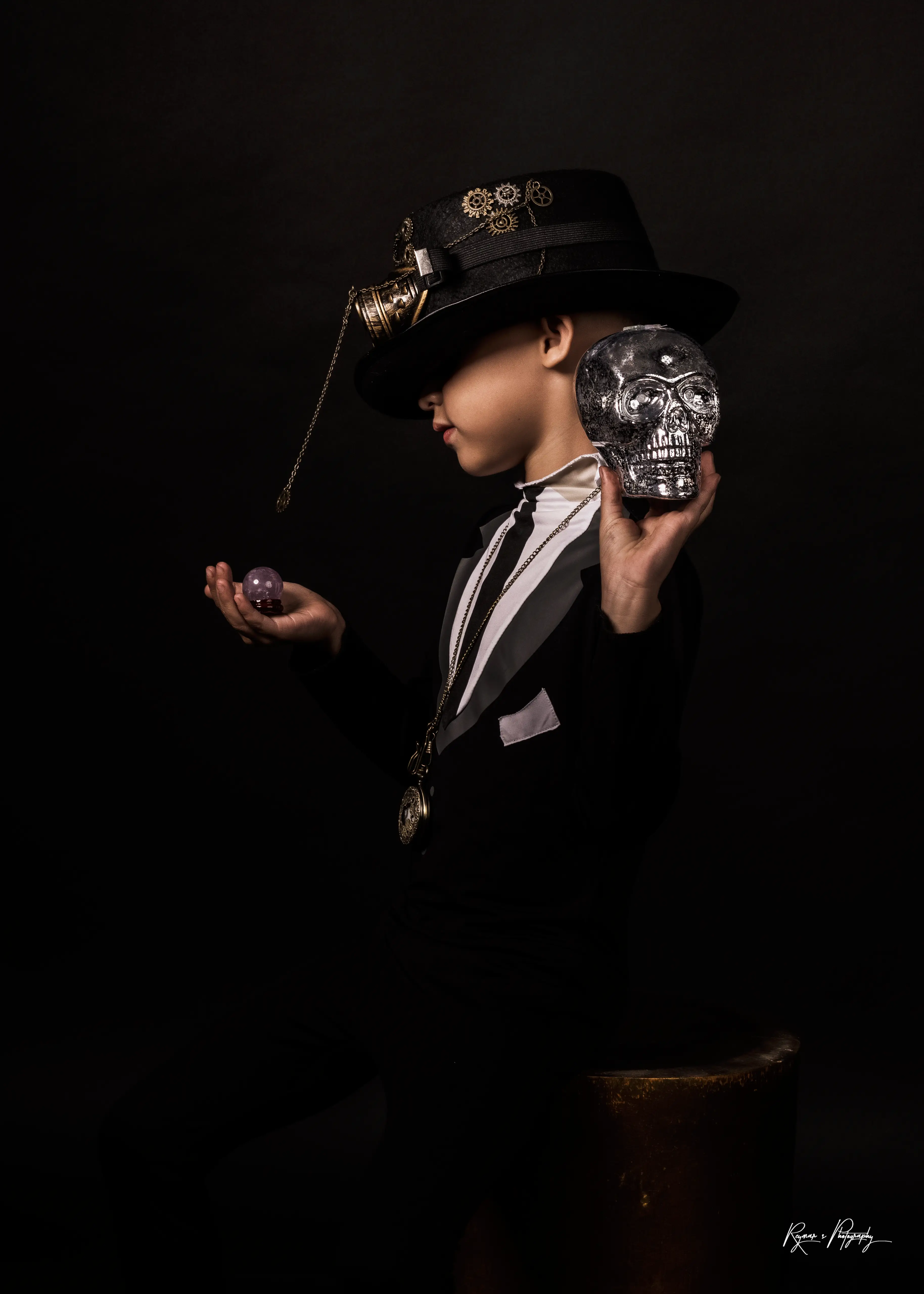 Steven low key looking left